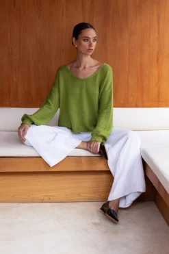 Keep Me Close Sweater - Apple