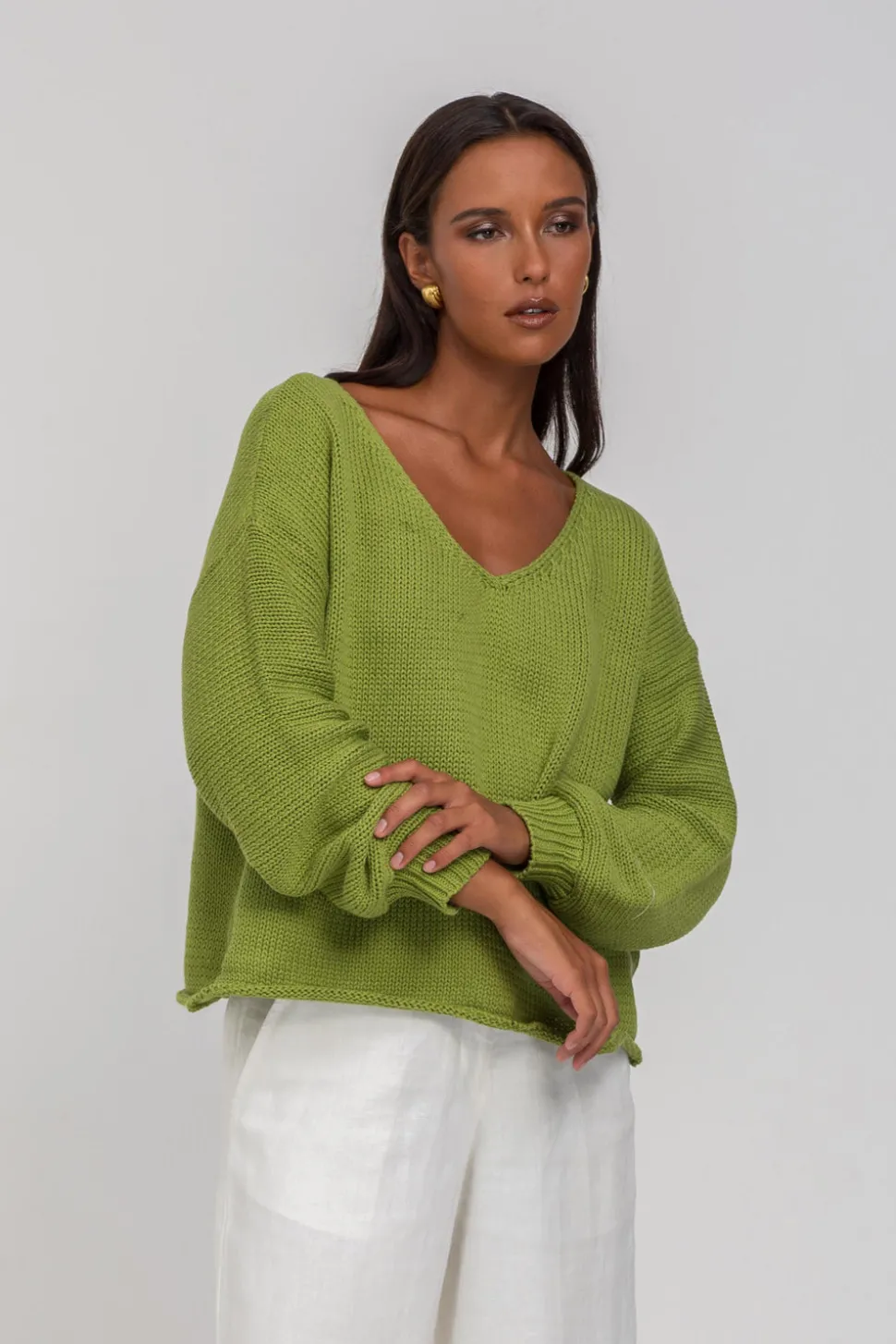 Keep Me Close Sweater - Apple