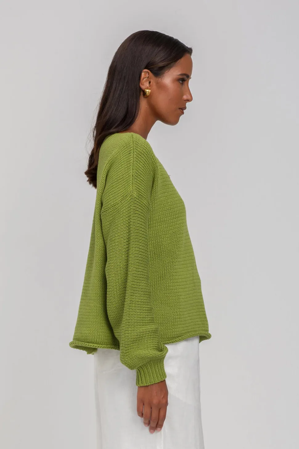 Keep Me Close Sweater - Apple
