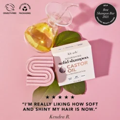 Kitsch Caster Oil Shampoo Bar - Nourishing