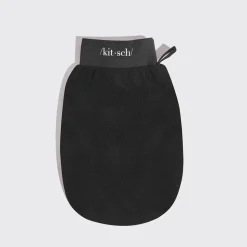 Kitsch Exfoliating Glove 2 pc - Black & Terracotta