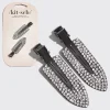 Kitsch Metal Rhinestone Creaseless Clips - 2pc