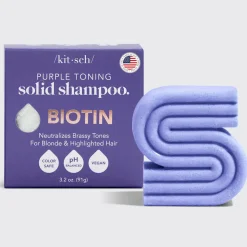Kitsch Purple Toning Shampoo Bar - Coloured & Grey Hair