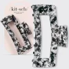 Kitsch Recycled Plastic Jumbo Open Shape Claw Clip - Black
