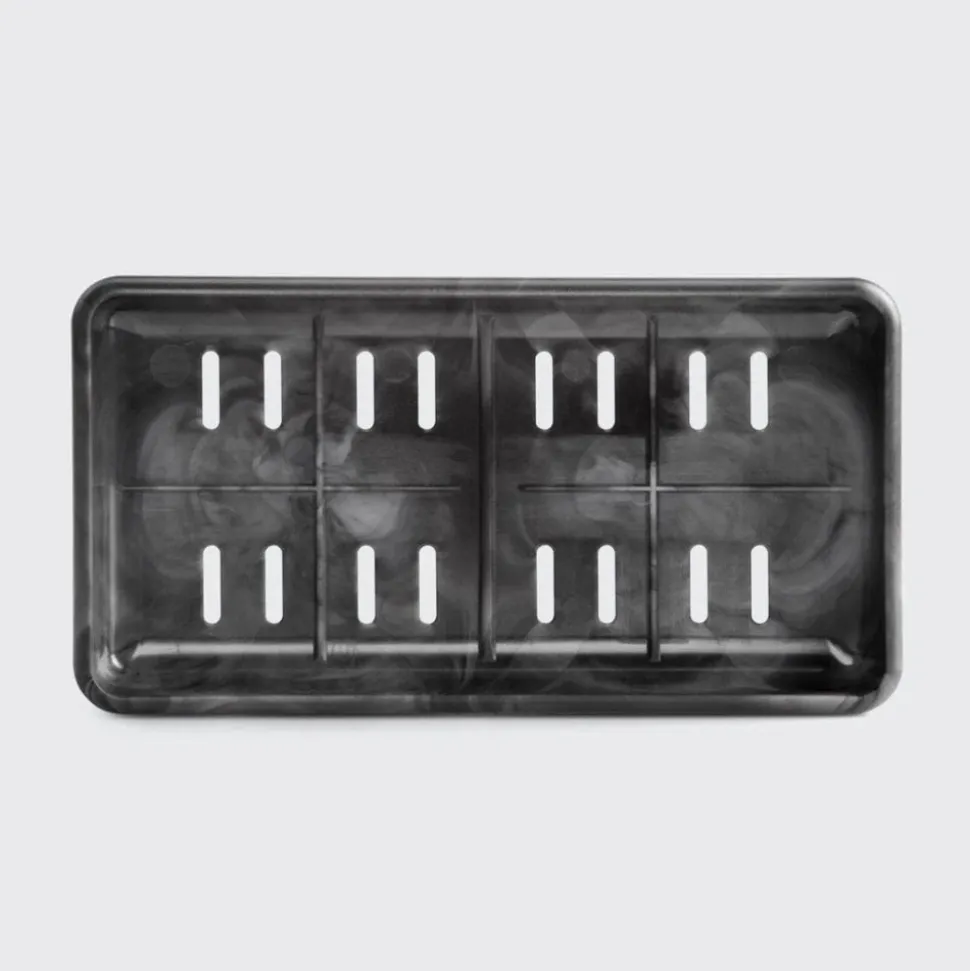 Kitsch Recycled Plastic Self Draining Soap Dish - Black