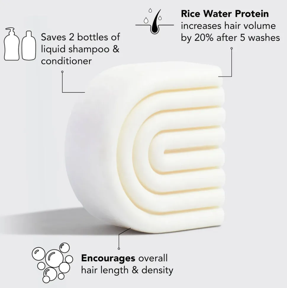 Kitsch Rice Water Conditioner Bar - For Hair Growth