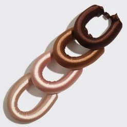 Kitsch Satin Jumbo Flexi Rods 4pc - Rosewood