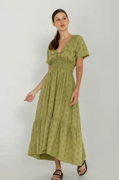 Lasting Lights Dress - Fern