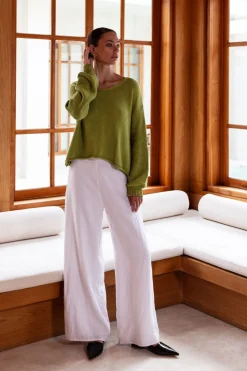 Linen Fever Pant - White
