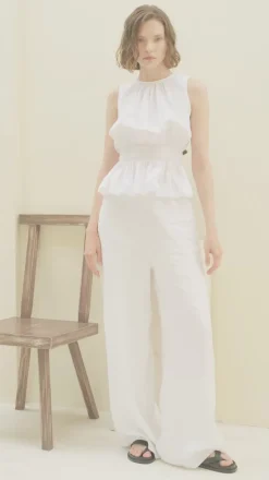 Linen Fever Pant - White