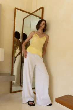 Linen Fever Pant - White