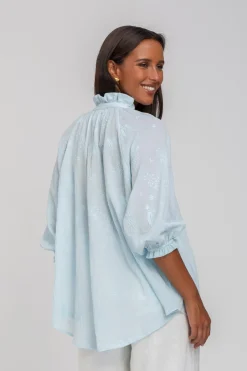 Margaret Top - Baby Blue