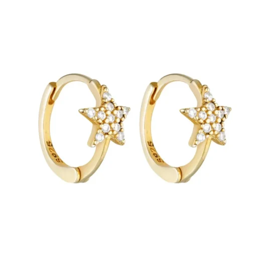 Porter Jewellery - Star Huggies - Gold