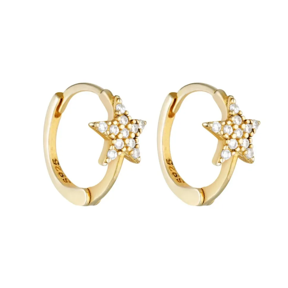 Porter Jewellery - Star Huggies - Gold