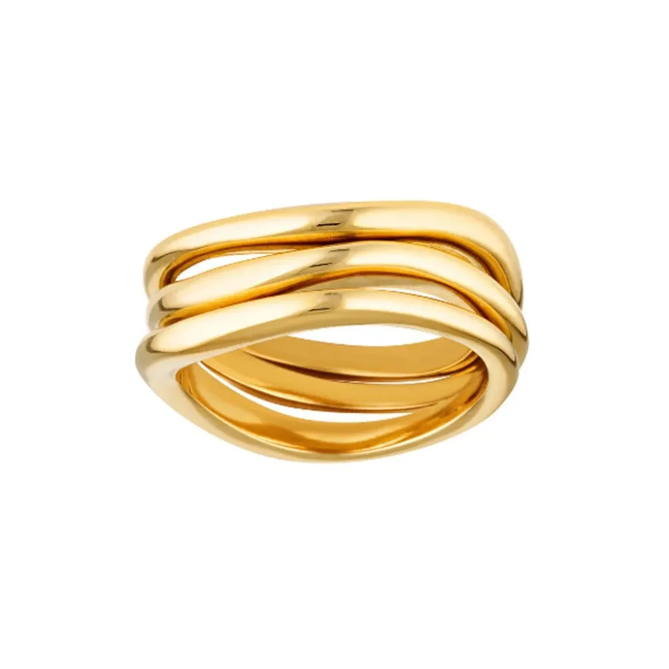 Porter Jewellery - Triple Wave Ring Set - Gold