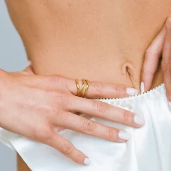 Porter Jewellery - Triple Wave Ring Set - Gold