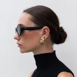 Porter Jewellery - Baby Cushion Earrings- Gold