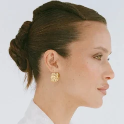 Porter Jewellery - Baby Cushion Earrings- Gold