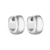Porter Jewellery - Blob Huggies - Silver