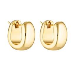 Porter Jewellery - Blob Huggies - Gold