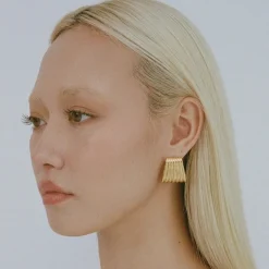 Porter Jewellery - Caterpillar Earrings - Gold
