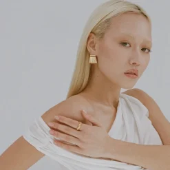 Porter Jewellery - Caterpillar Earrings - Gold