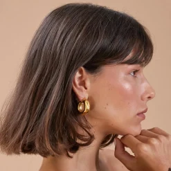 Porter Jewellery - Dina Hoops - Gold
