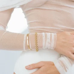 Porter Jewellery - Fine Baby Link Bracelet - Gold