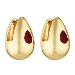 Porter Jewellery - Heritage Earrings - Gold/Garnet