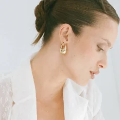 Porter Jewellery - Heritage Earrings - Gold/Garnet
