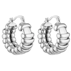 Porter Jewellery - Turtle Hoops - Silver