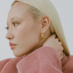 Porter Jewellery - Turtle Hoops - Gold