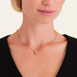 Rosefield Bow Link Necklace - Gold