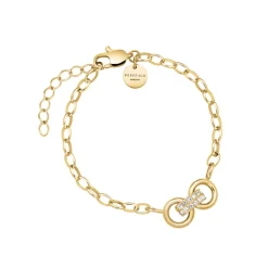 Rosefield Chunky Bow Link Studs Bracelet - Gold