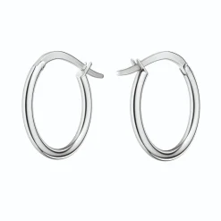 Rosefield Large Hoops Silver