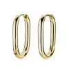 Rosefield Large Oval Hoops - Gold