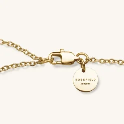 Rosefield Pink 5 Row Stone Necklace