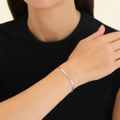 Rosefield Snake Bracelet - Silver