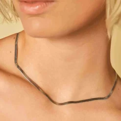 Rosefield Snake Necklace - Silver