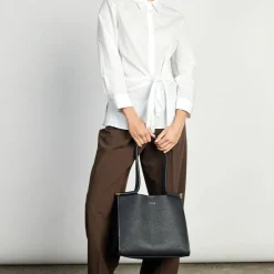 Saben - Callie Tote - Black + Bronze