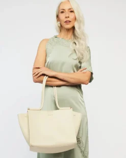 Saben - Callie Tote - Sand + Bronze