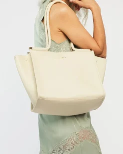 Saben - Callie Tote - Sand + Bronze