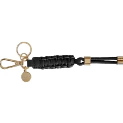 Saben - Charm Keyring - Black Plait