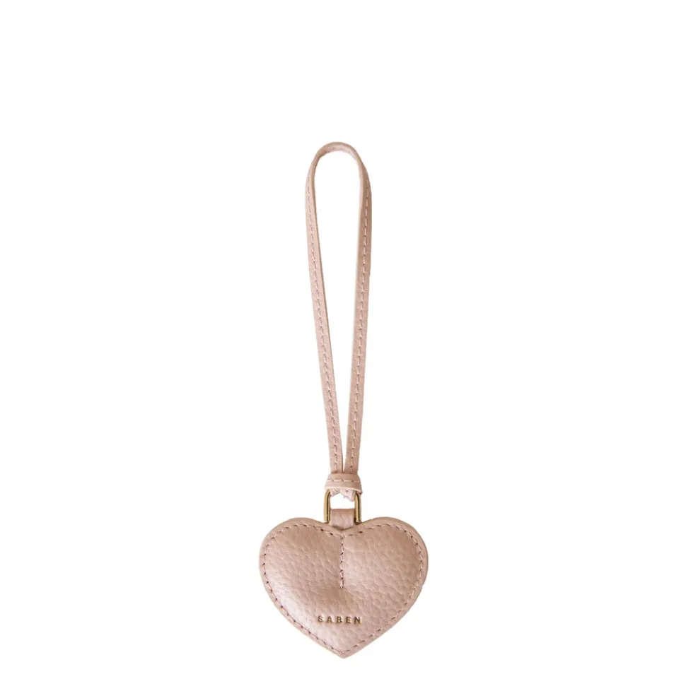 Saben - Charm Keyring - Lacing Love Blush