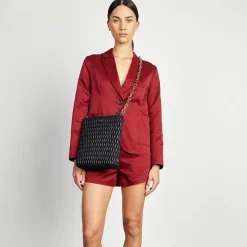 Saben - Claudette Shoulder Bag - Black Diamond Quilt