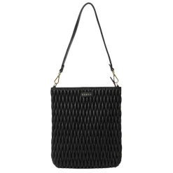 Saben - Claudette Shoulder Bag - Black Diamond Quilt