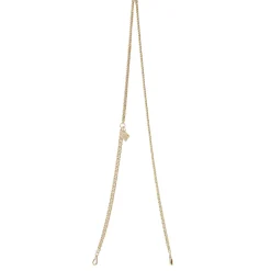 Saben - Feature Chain Strap - Gold Curb