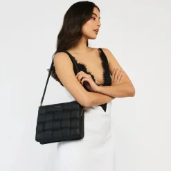 Saben - Matilda Shoulder Bag - Black Woven