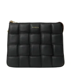 Saben - Matilda Shoulder Bag - Black Woven