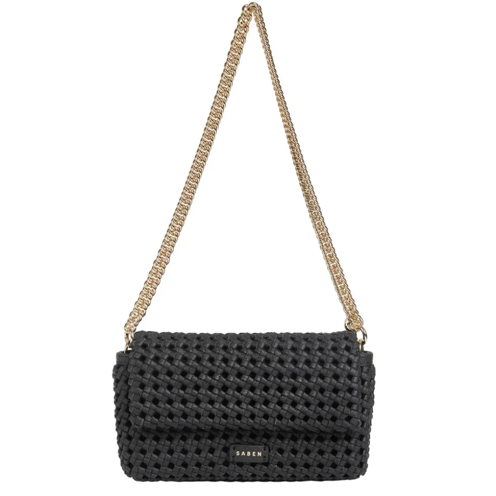 Saben - Milla Shoulder Bag - Black Fine Braid